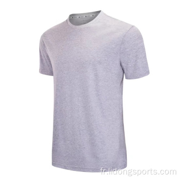 Conception personnalisée rond du cou t-shirt vierge pour hommes